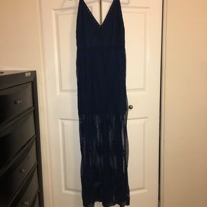 Lace maxi dress